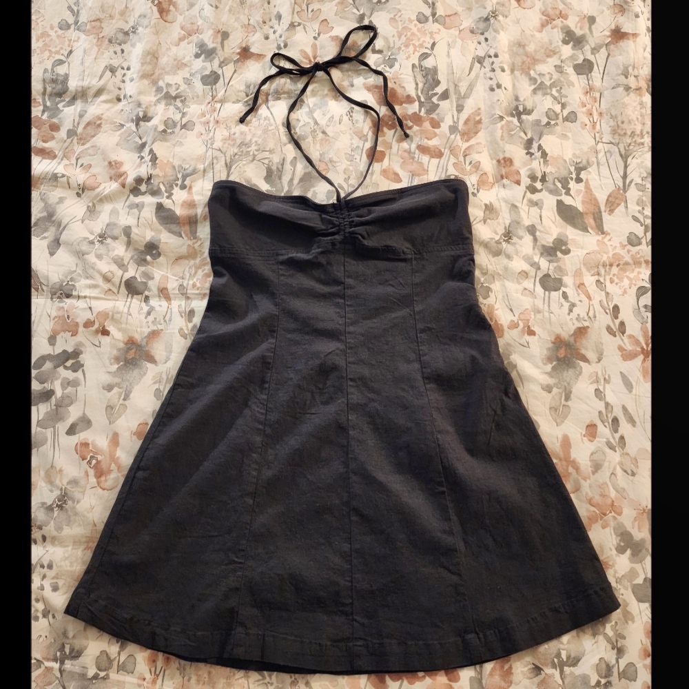 Kimchi Blue Strapless Black Dress